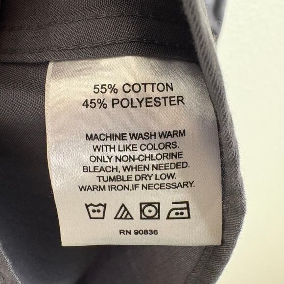 McDonald's Port Authority Women's Small Gray Button Down Long Sleeve Shirt Logo - Picture 6 of 7